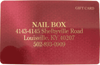 Nail Box Nail Salon Gift Card