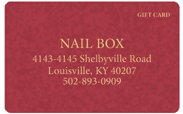 Nail Box Nail Salon gift card image
